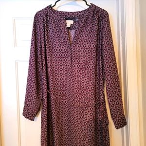 💜 NWOT LOFT Purple dress - L